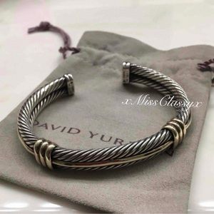 ✨Authentic DAVID YURMAN Triple Cable Cuff Bracelet